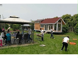 山水悠悠，移動木屋作伴