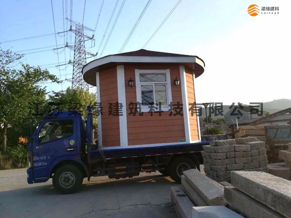 梁緣建科木構異形門衛緊急採購供應完成