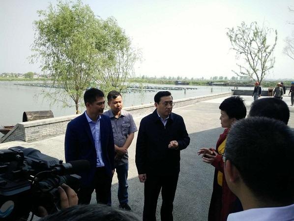 江蘇副省長費高雲等親臨梁緣建科興化項目現場考察工作